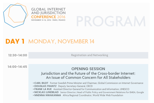 2016 Global Internet and Jurisdiction Conference program sample